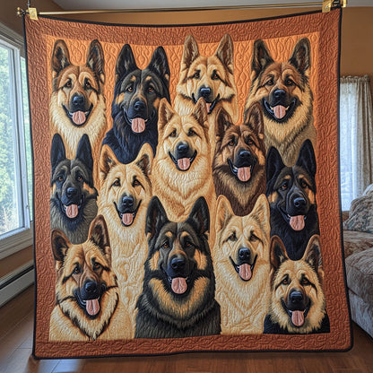 German Shepherd Charm CW0512016CL Quilt