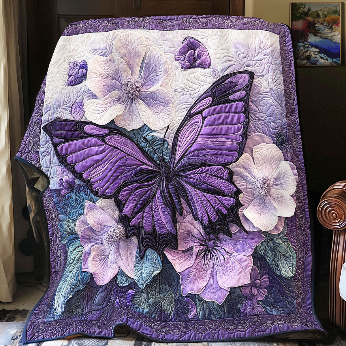 Purple Serenade YR1501013CL Quilt