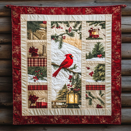 Peaceful Night Cardinal WN0711046CL Quilt