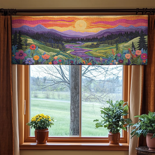 Natural View WX1305032CL Quilted Valance