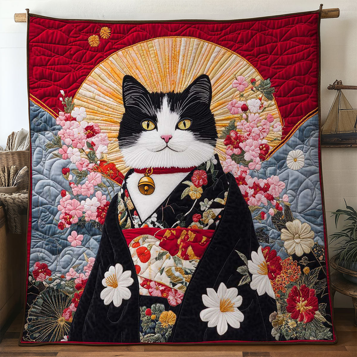 Cat In Harmony WN1705011CL Quilt