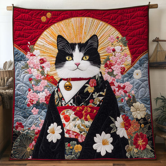 Cat In Harmony WN1705011CL Quilt