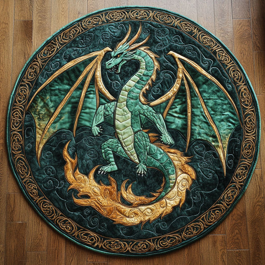 Bloodfang Dragon WN2908004CL Quilted Round Mat