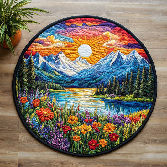 Bloom Ridge CW2205363CL Quilted Round Mat