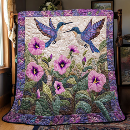 Blooming Hummingbird WJ1401002CL Quilt