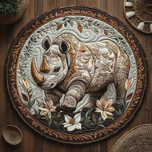 Heritage Strength WY3006096CL Quilted Round Mat