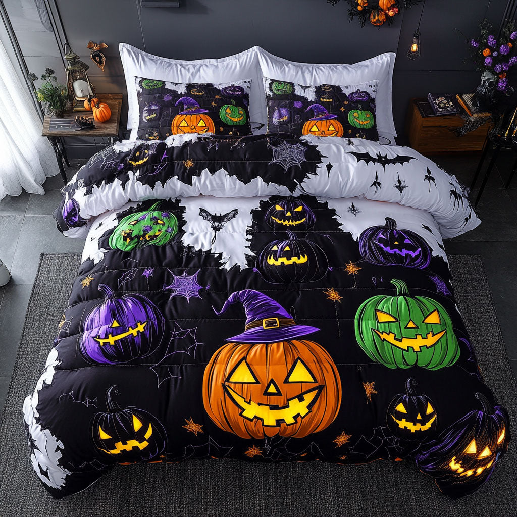 Pumpkin Lantern Night WN1808011CL Duvet Cover Set