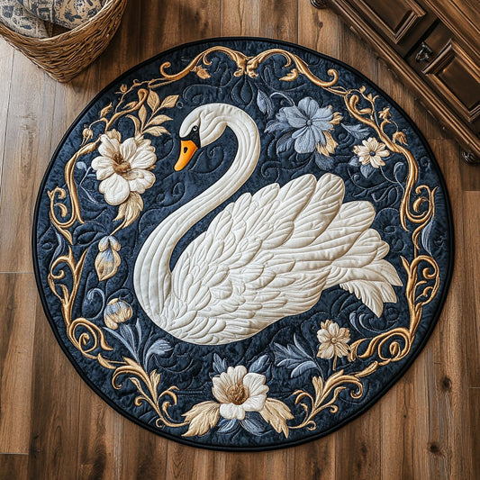 White Swan WX2805051CL Quilted Round Mat