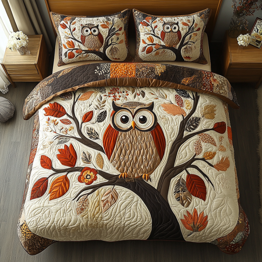 Mystic Owl XR2602010CL Duvet Cover Set