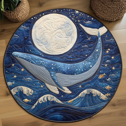 Lunar Whale Odyssey WP2003084CL Quilted Round Mat