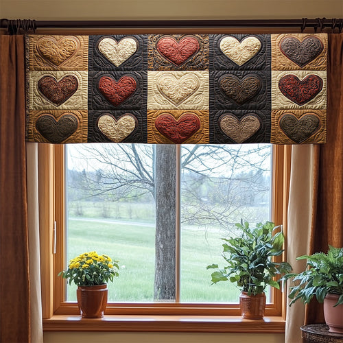 Vintage Heart WJ0805040CL Quilted Valance