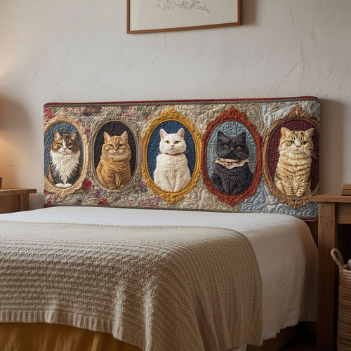 Curious Whiskers CP2012013CL Quilted Headboard Slipcover