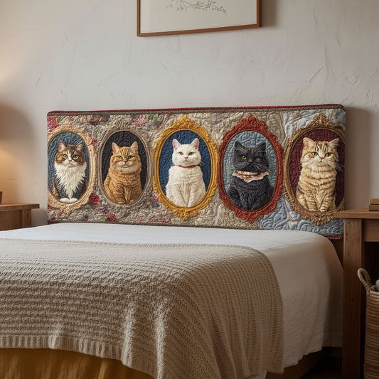 Curious Whiskers CP2012013CL Quilted Headboard Slipcover