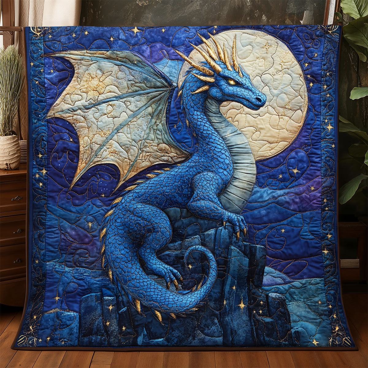 Lunar Sky Dragon WX0507023CL Quilt