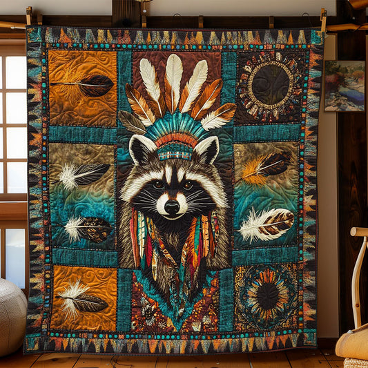 Raccoon Totem WN2401025CL Quilt