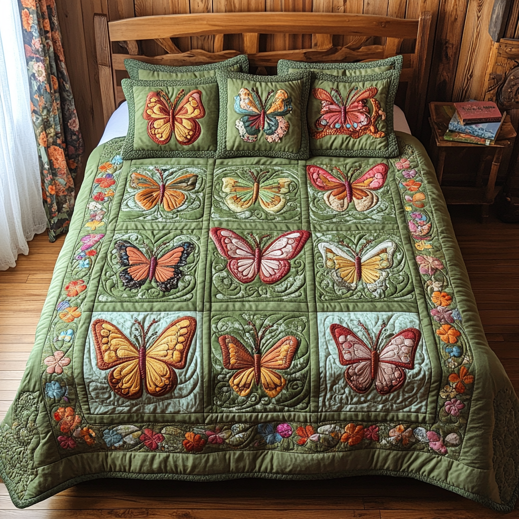 Butterfly Collection WY0901077CL Duvet Cover Set