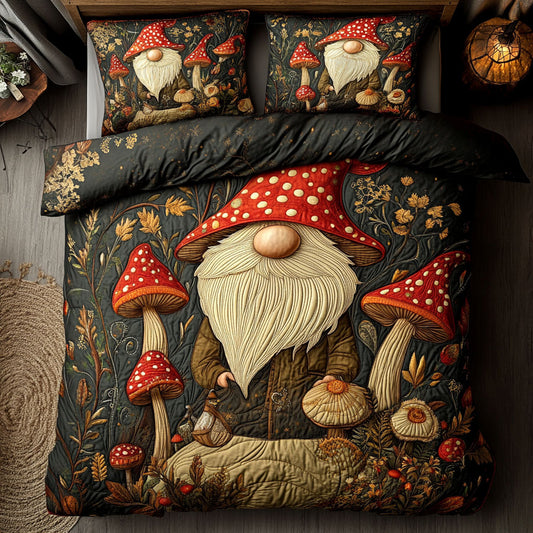 Gnome Among Ferns WN1507027CL Duvet Cover Set