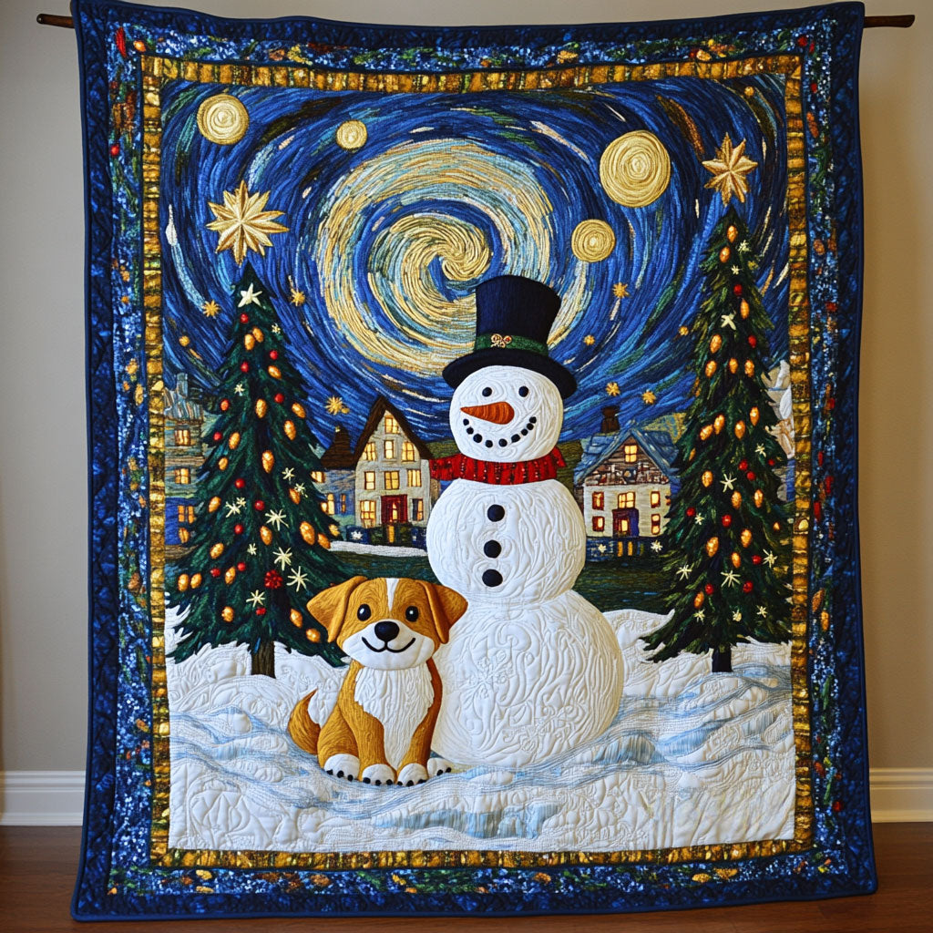 Starfield Snowman WN0511097CL Quilt