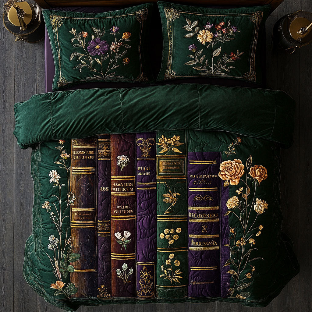 Floral Book CW3107025CL Duvet Cover Set