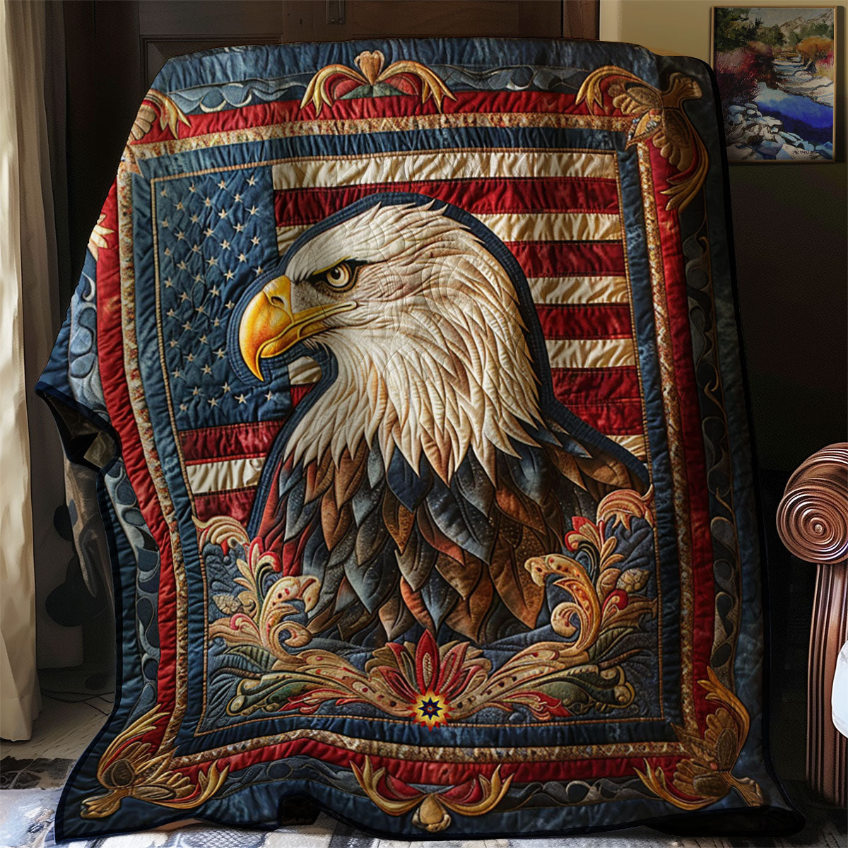 Independence Eagle WJ1912017CL Quilt