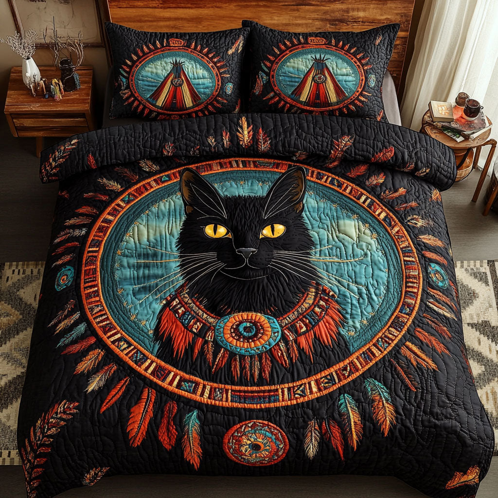 Native American Cat CW1201009CL Duvet Cover Set