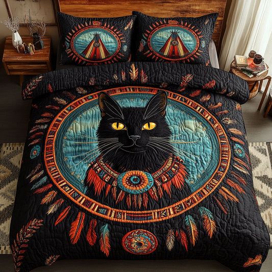 Native American Cat CW1201009CL Duvet Cover Set