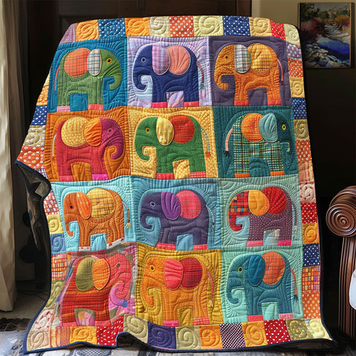 Elephant Fun CP0512141CL Quilt