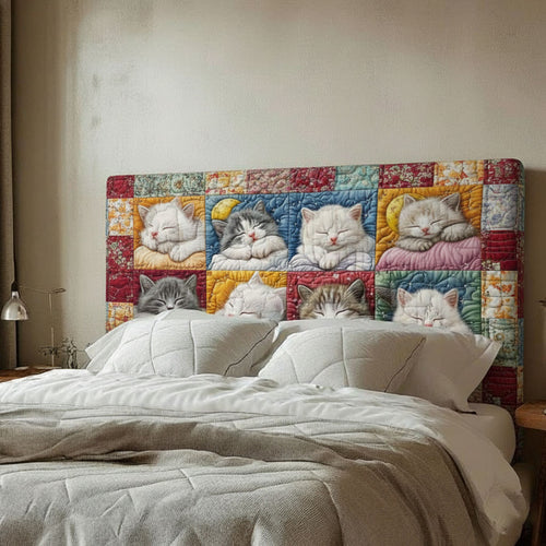 Slepping Kitten WJ0912008CL Quilted Headboard Slipcover