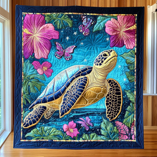 Golden Wave Turtle CW2509057CL Quilt