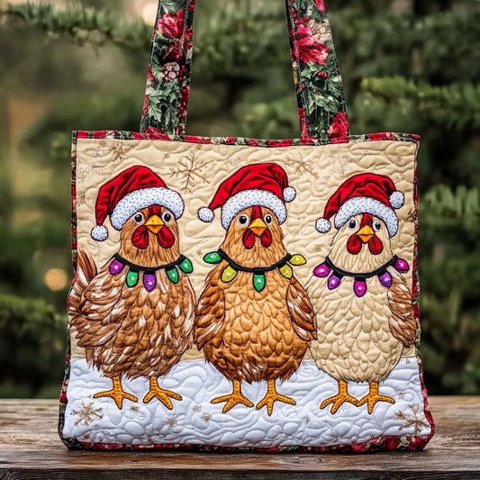 Dreamy Chicken WN0810022CL Quilted Tote Bag
