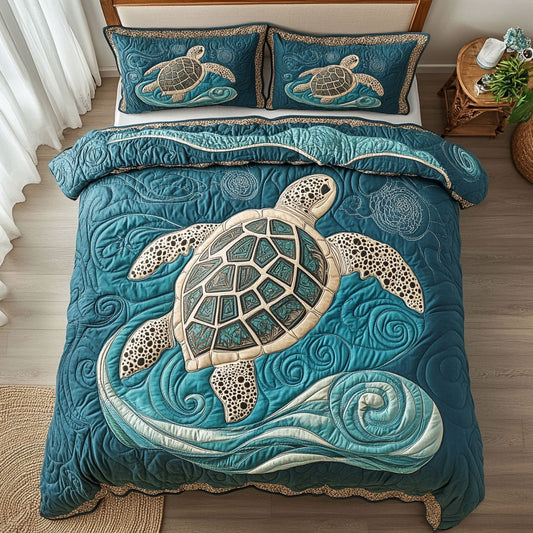 Turtle Embrace CW2208022CL Duvet Cover Set