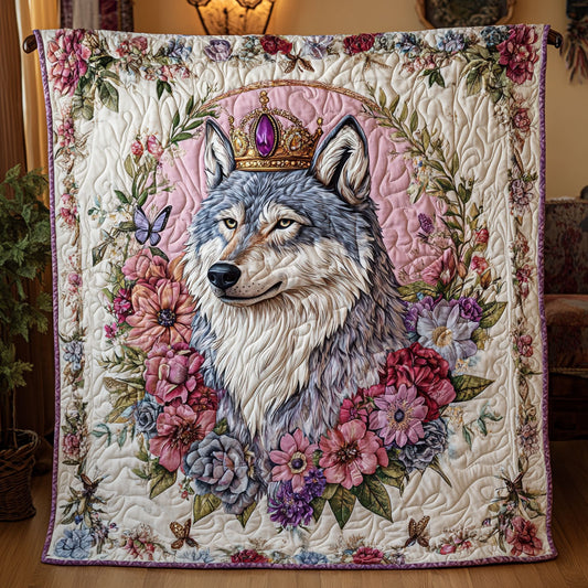 Royal Bloom Wolf WY2607047CL Quilt