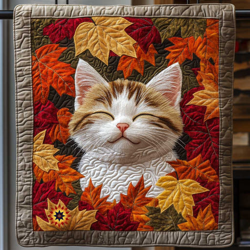 Relaxing Kitten WP2412032CL Quilt