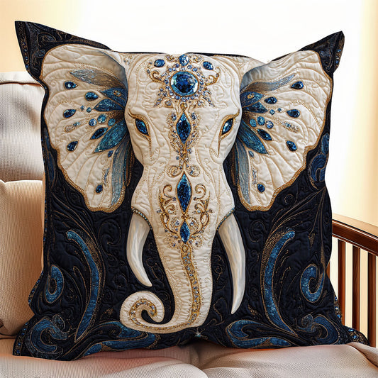 Celestial White Elephant WX1306059CL Quilt Pillow Case