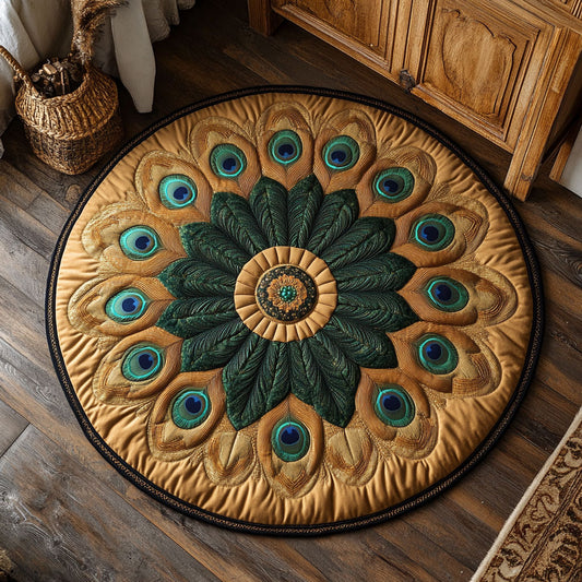 Ornate Aura CP1508035CL Quilted Round Mat