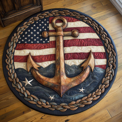 Anchor Oath WN0906052CL Quilted Round Mat