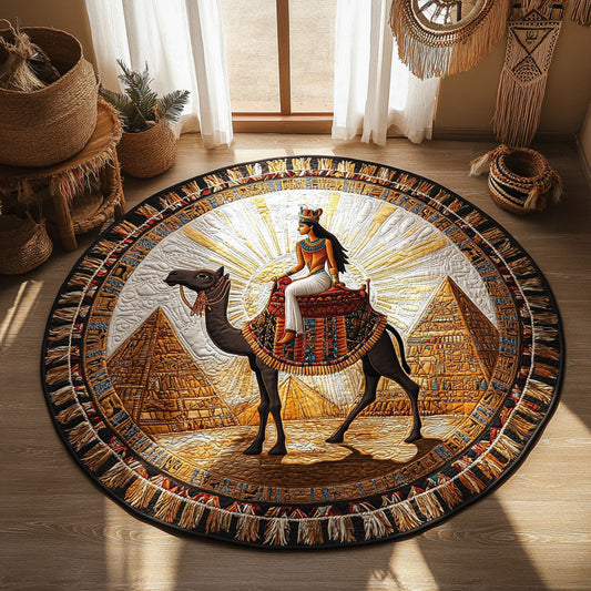 Desert Queen WY0705060CL Quilted Round Mat