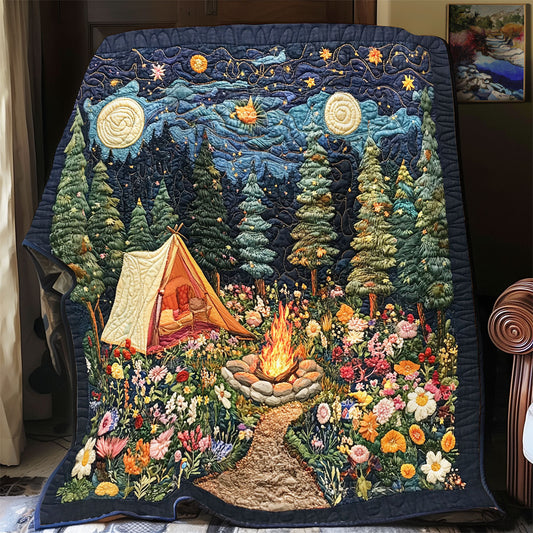 Camping Flower WX1001001CL Quilt