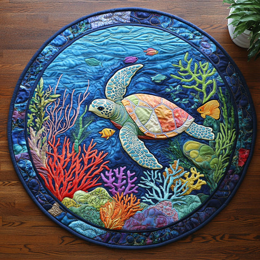 Island Glide CM1505022CL Quilted Round Mat