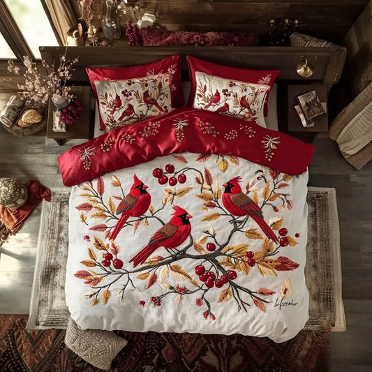 Cardinal Berry Nest WN0310005CL Duvet Cover Set