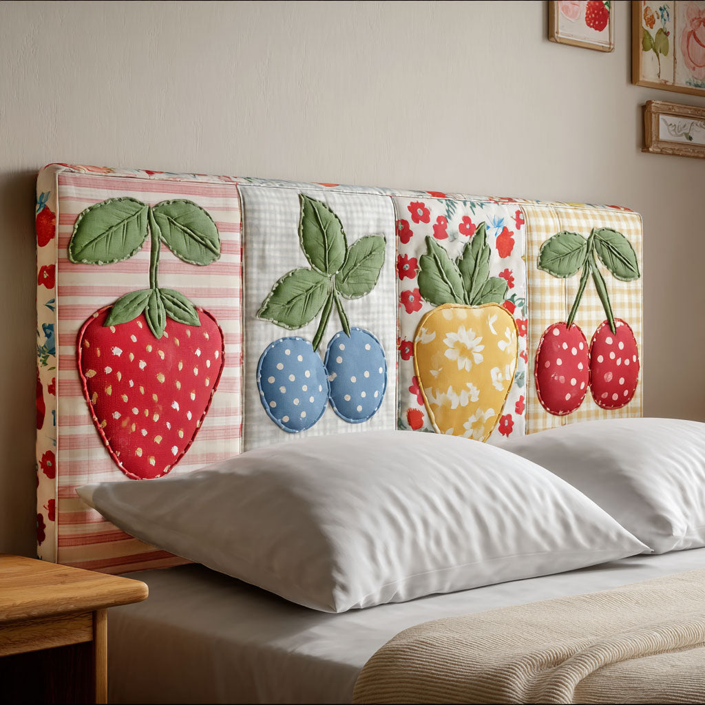 Summer Fruits CP3012023CL Quilted Headboard Slipcover