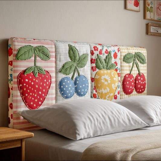 Summer Fruits CP3012023CL Quilted Headboard Slipcover