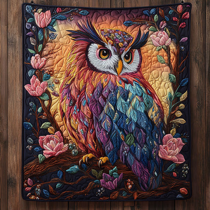 Rainbow Owl CM3004028CL Quilt