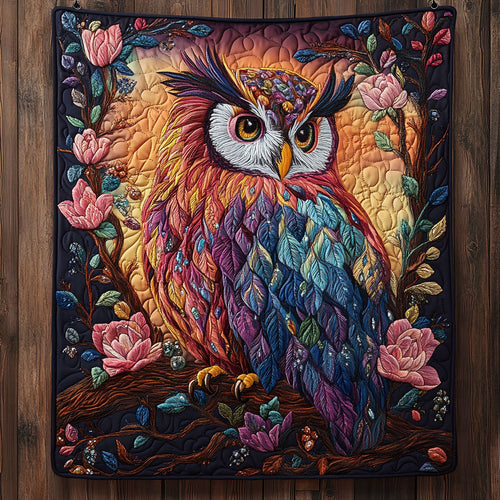 Rainbow Owl CM3004028CL Quilt