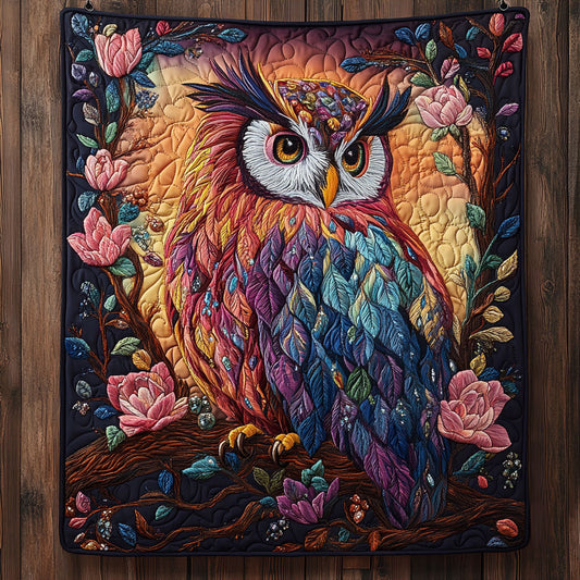 Rainbow Owl CM3004028CL Quilt