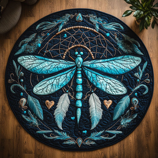 Luminous Wings CM2504019CL Quilted Round Mat