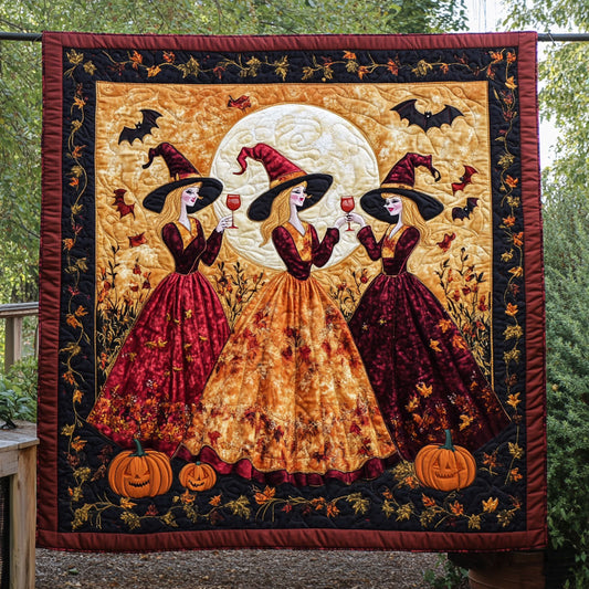 Pumpkin Witch WN15080085CL Quilt