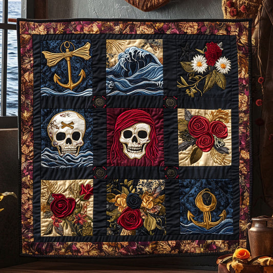 Silent Sea Skull WN2308103CL Quilt