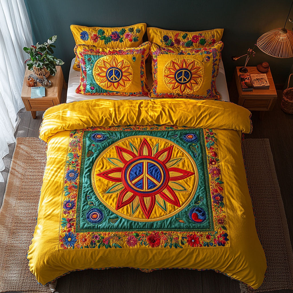 Golden Peace WN0909024CL Duvet Cover Set