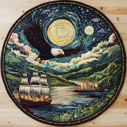 Eagle Dream CW2205422CL Quilted Round Mat